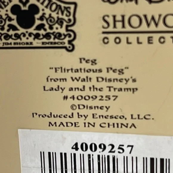 Jim Shores Peg “Flirtatious Peg” Walt Disney Showcase Collection - Picture 7 of 7